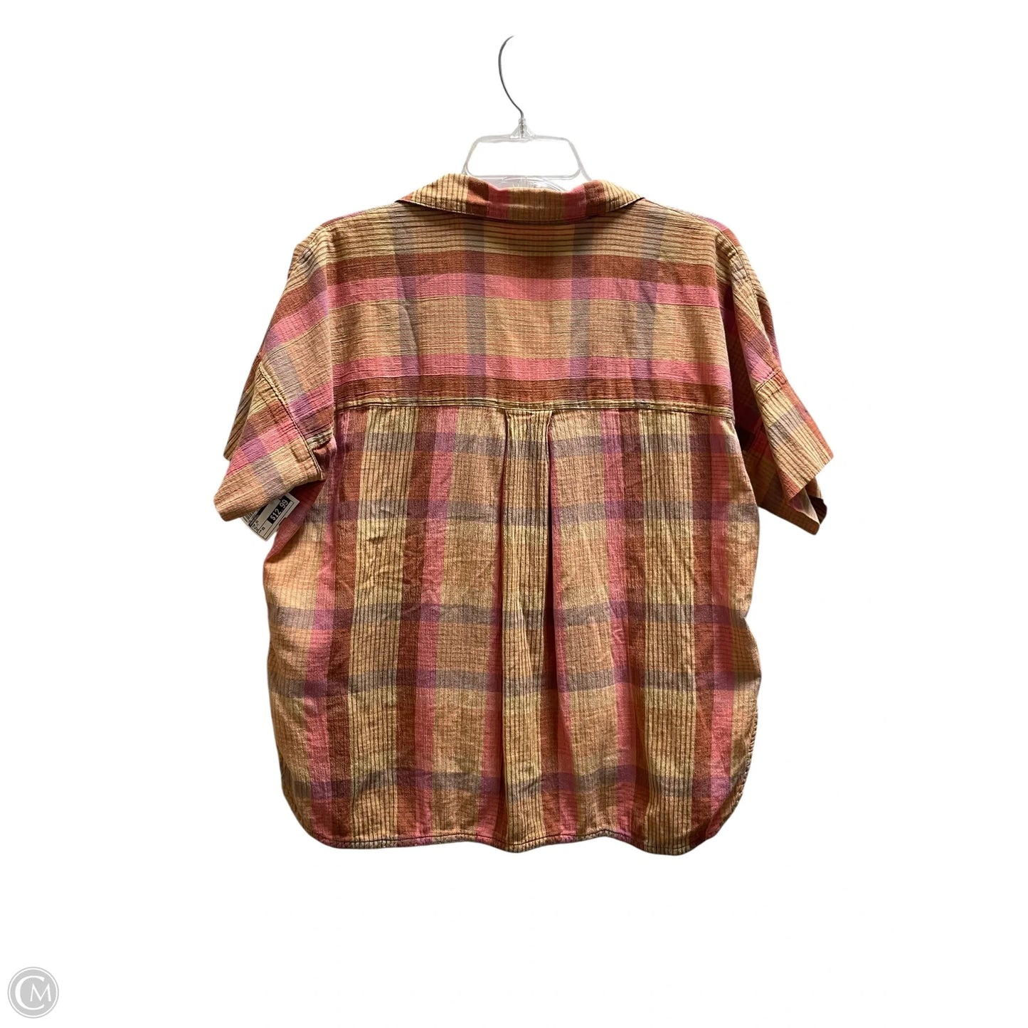Top Short Sleeve By Madewell In Multi-colored, Size: Xs