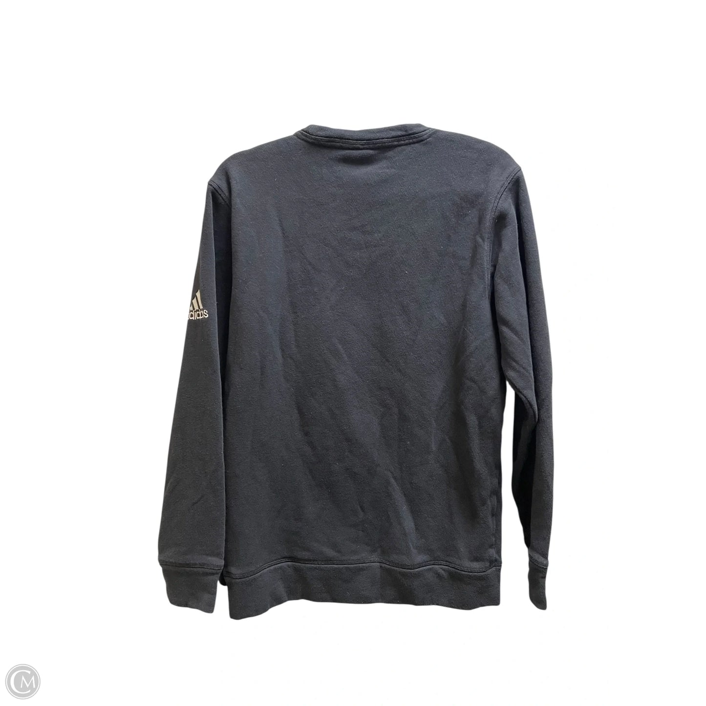Sweatshirt Crewneck By Adidas In Black, Size: S