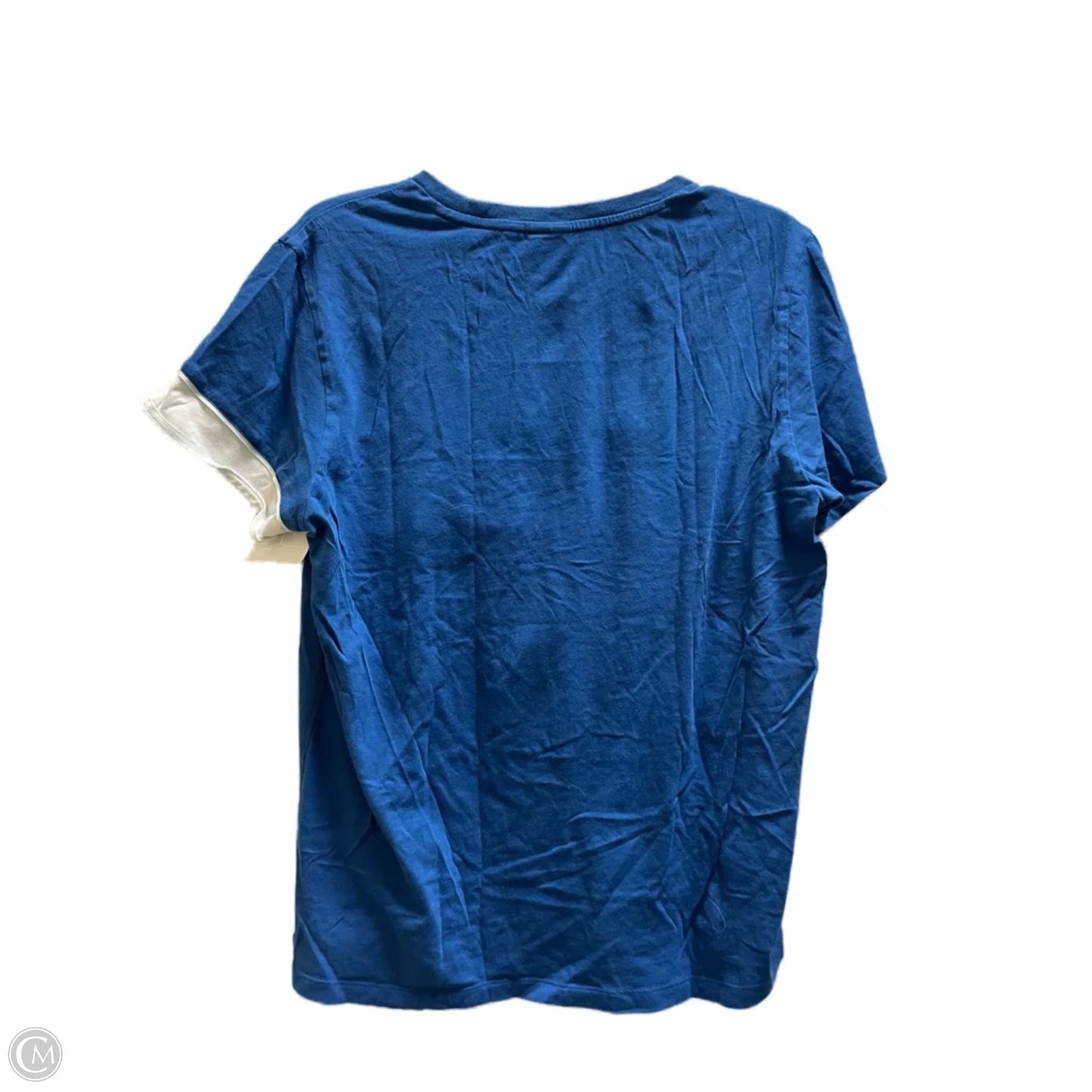 Top Short Sleeve By Adidas In Blue, Size: M
