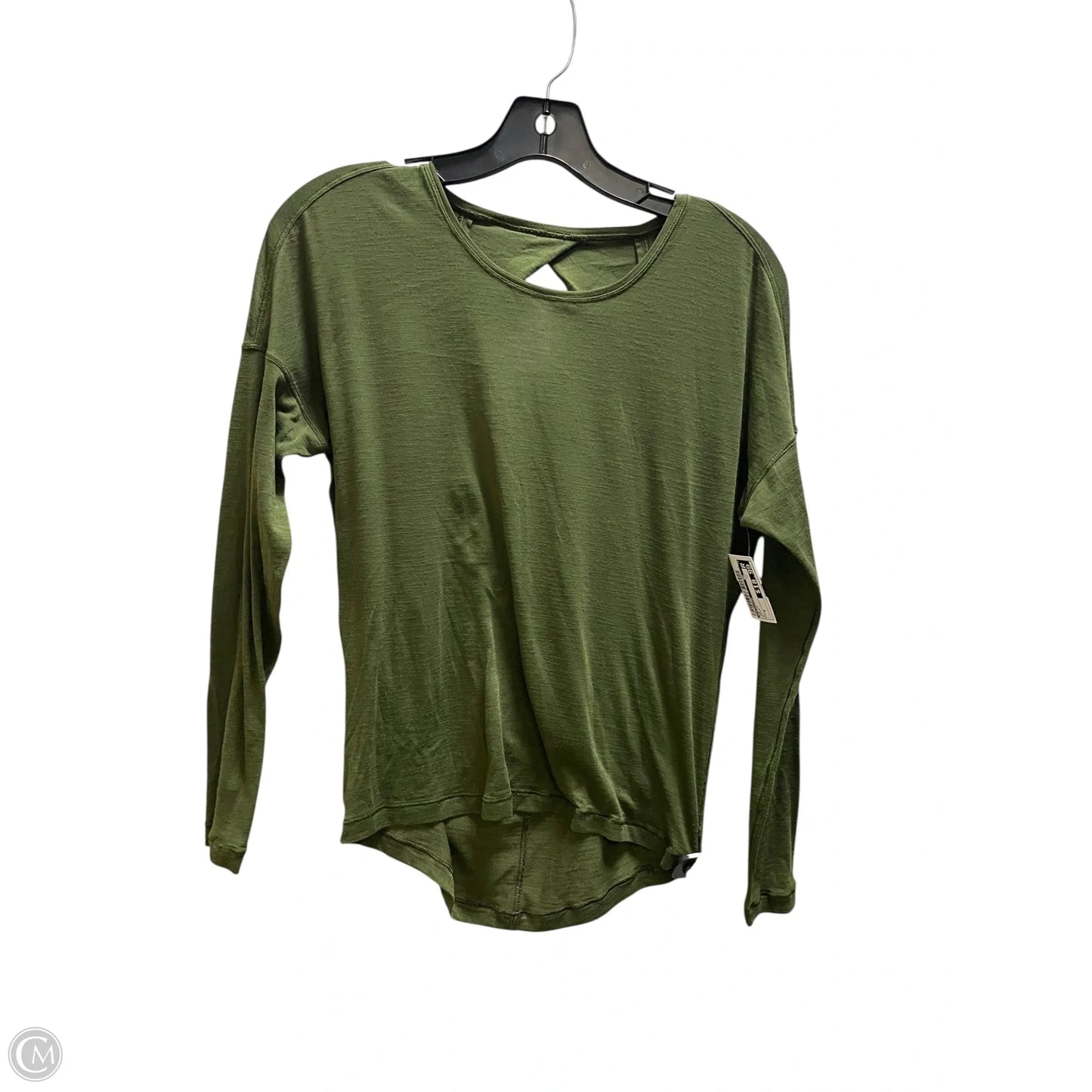 Top Long Sleeve By Lululemon In Green, Size: S