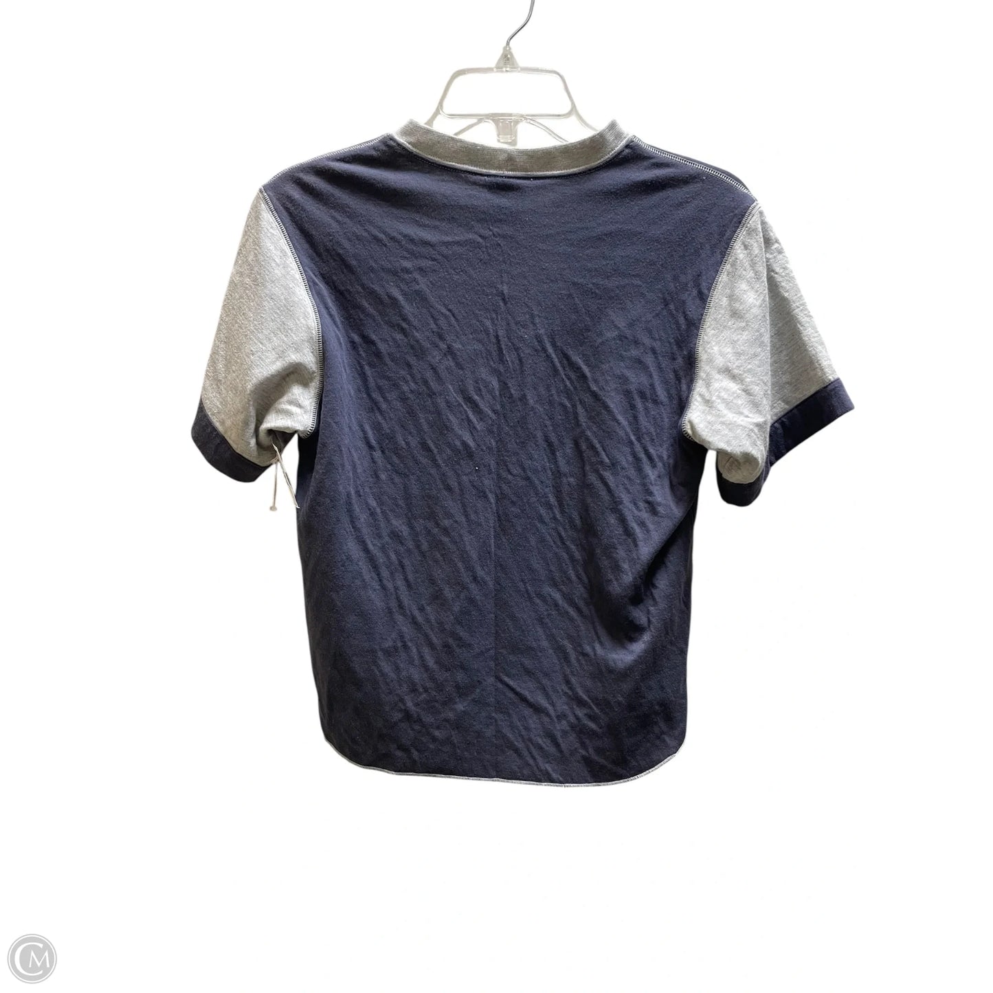 Top Short Sleeve By Nike Apparel In Grey, Size: M