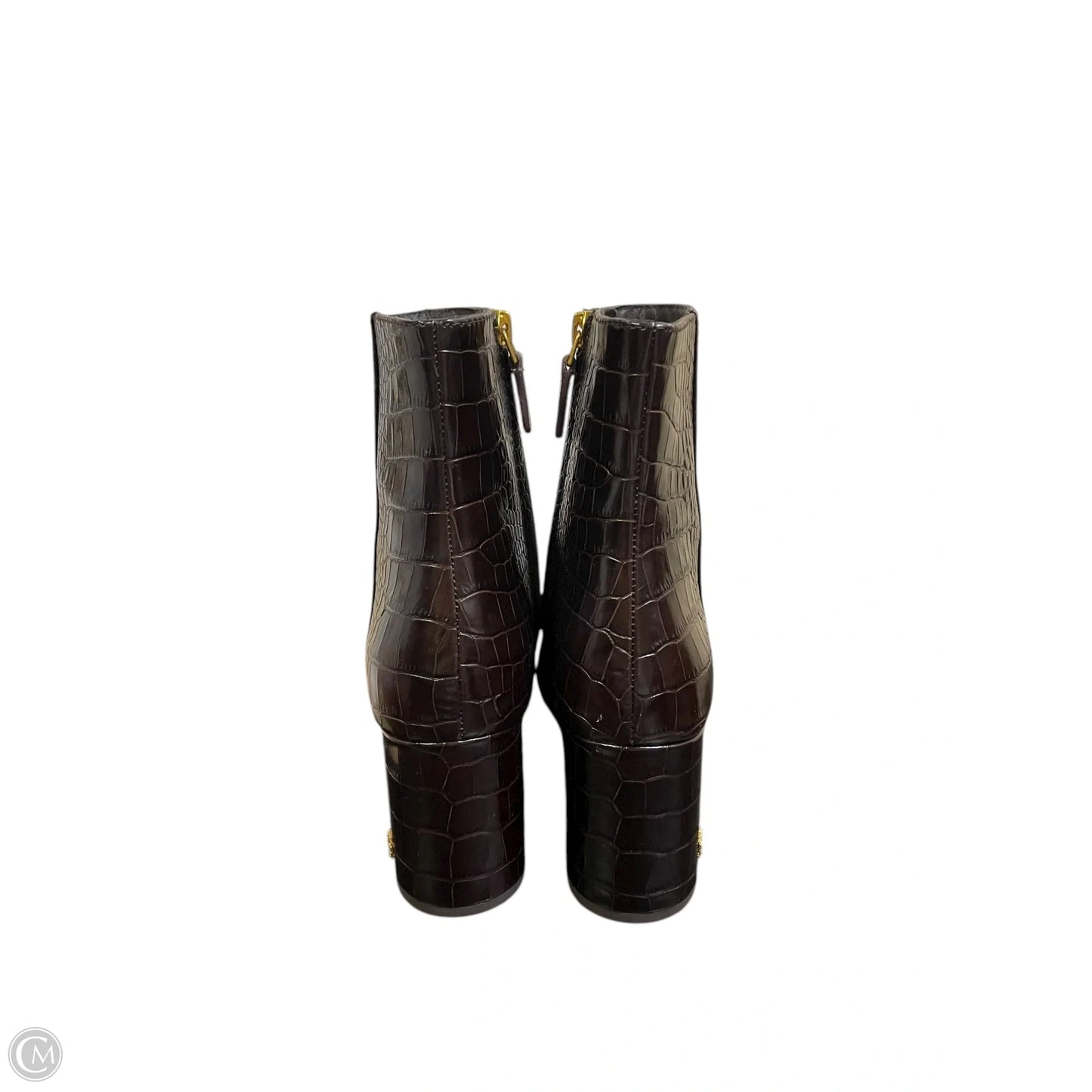 Boots Designer By Tory Burch In Brown, Size: 8