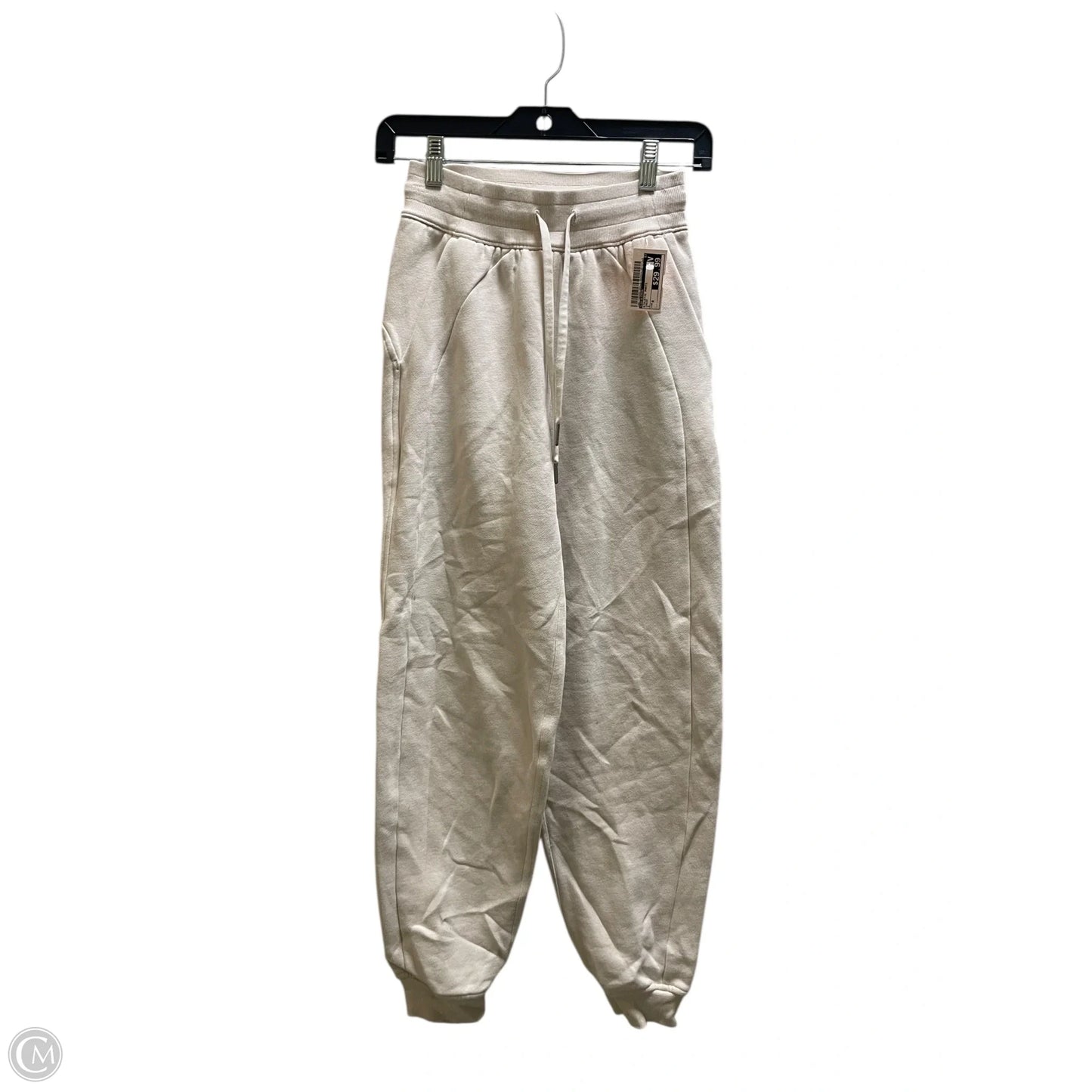 Athletic Pants By Lululemon In Cream, Size: 0