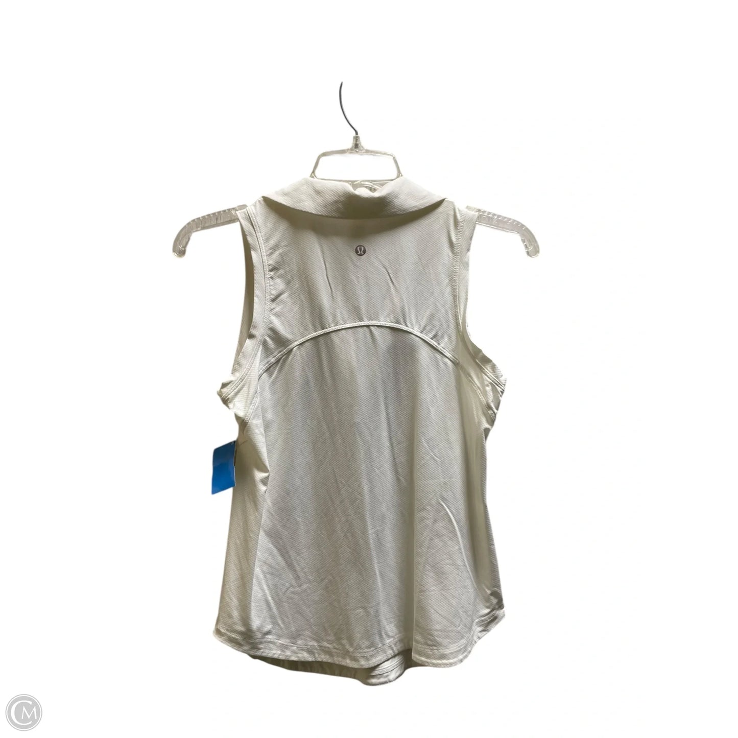 Athletic Tank Top By Lululemon In White, Size: 4