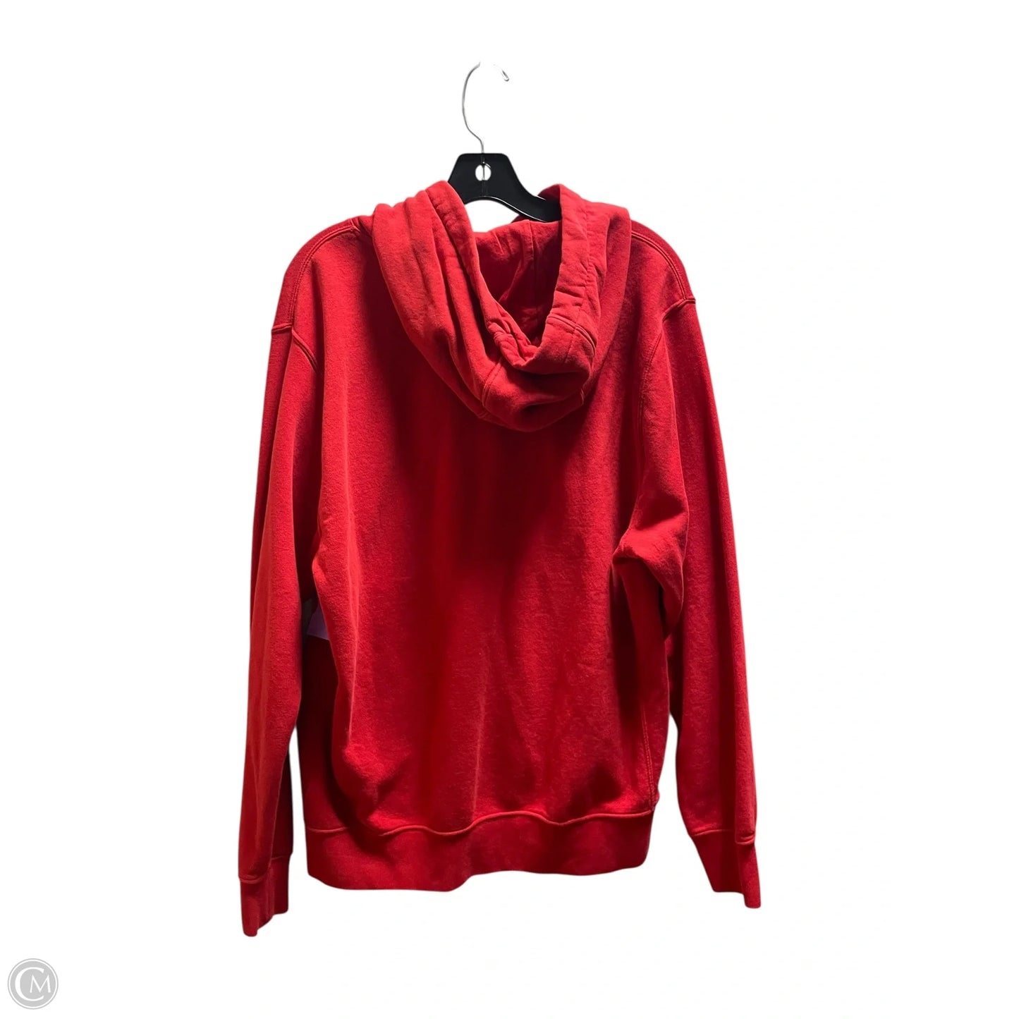 Sweatshirt Hoodie By Nike Apparel In Red, Size: M