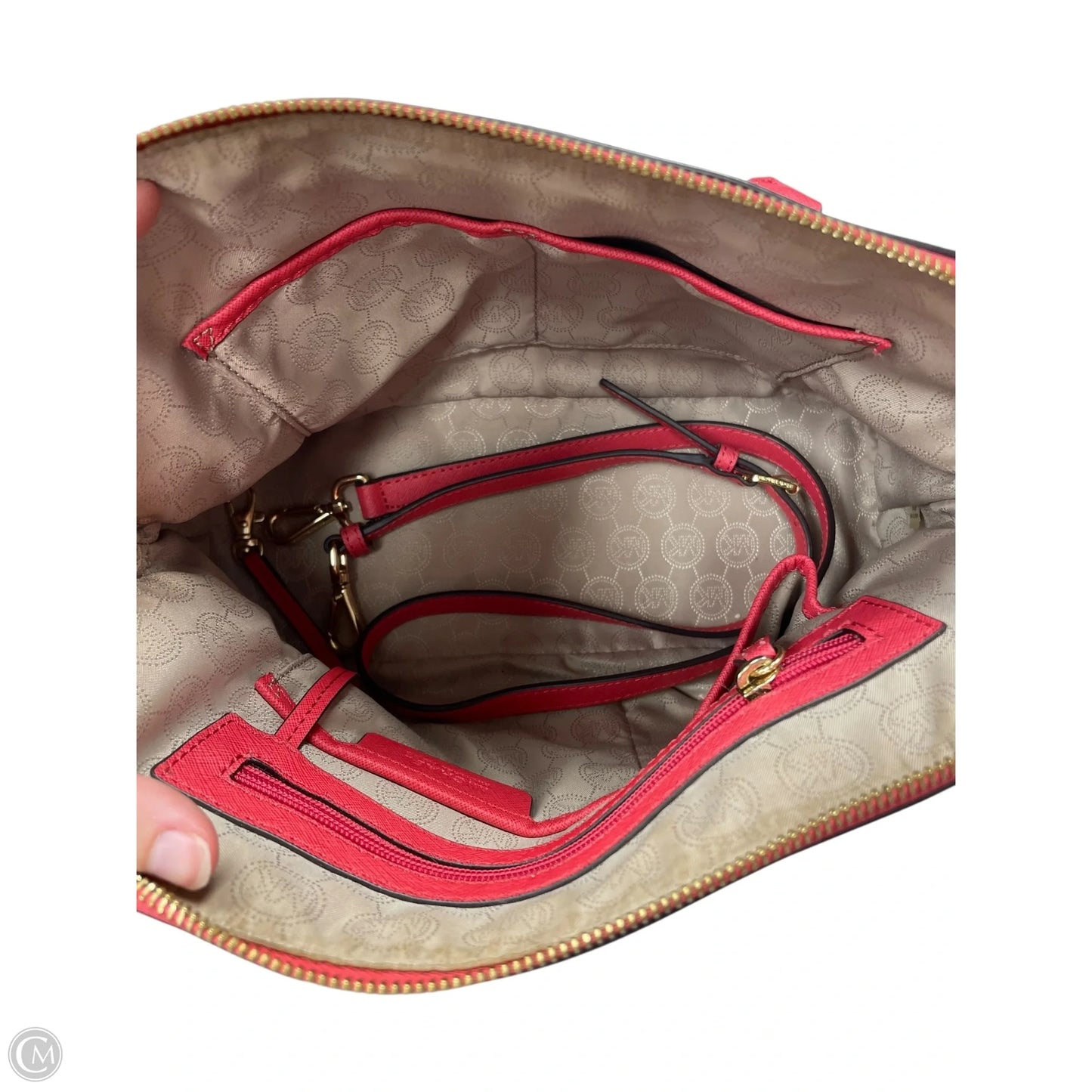Crossbody Designer By Michael Kors, Size: Medium