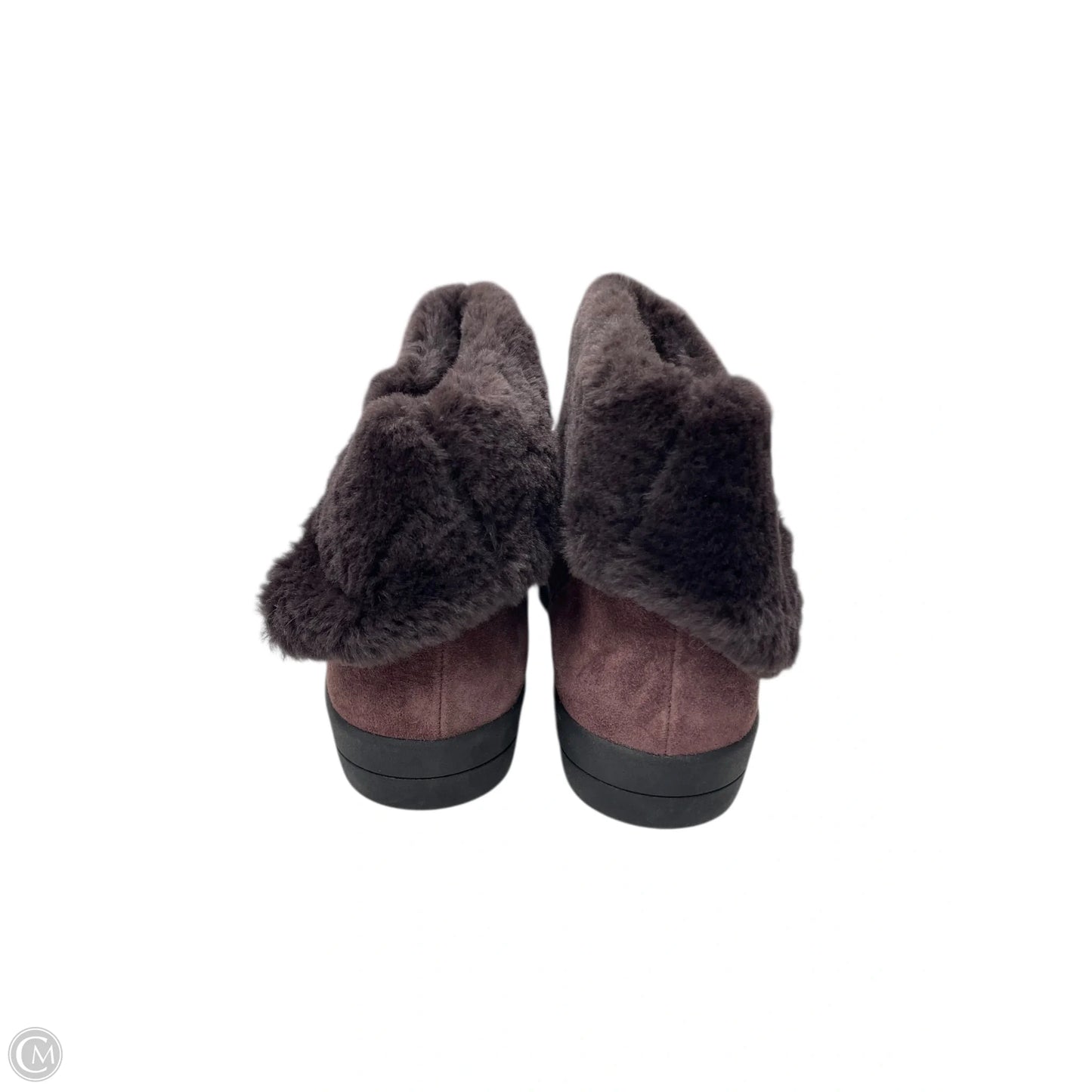 Boots Ankle Flats By Easy Spirit In Purple, Size: 8