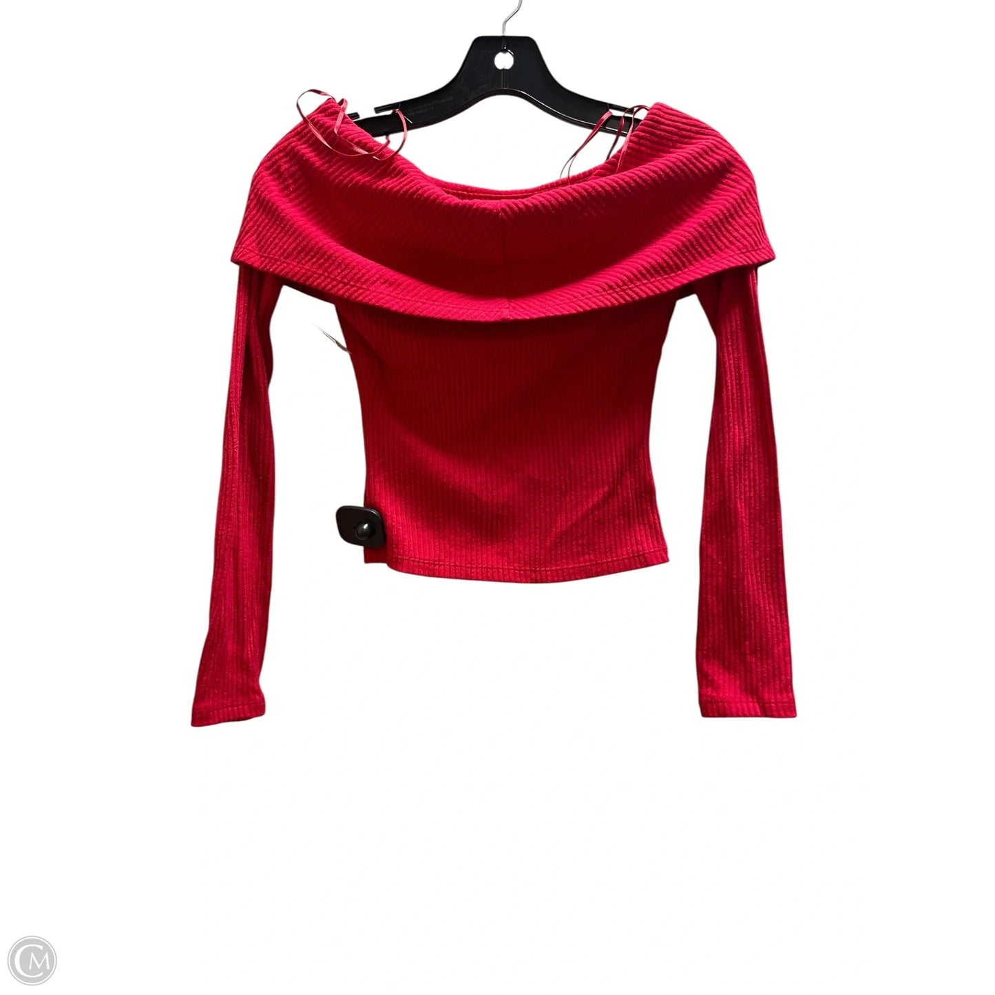 Top Long Sleeve By Silence And Noise In Red, Size: Xs