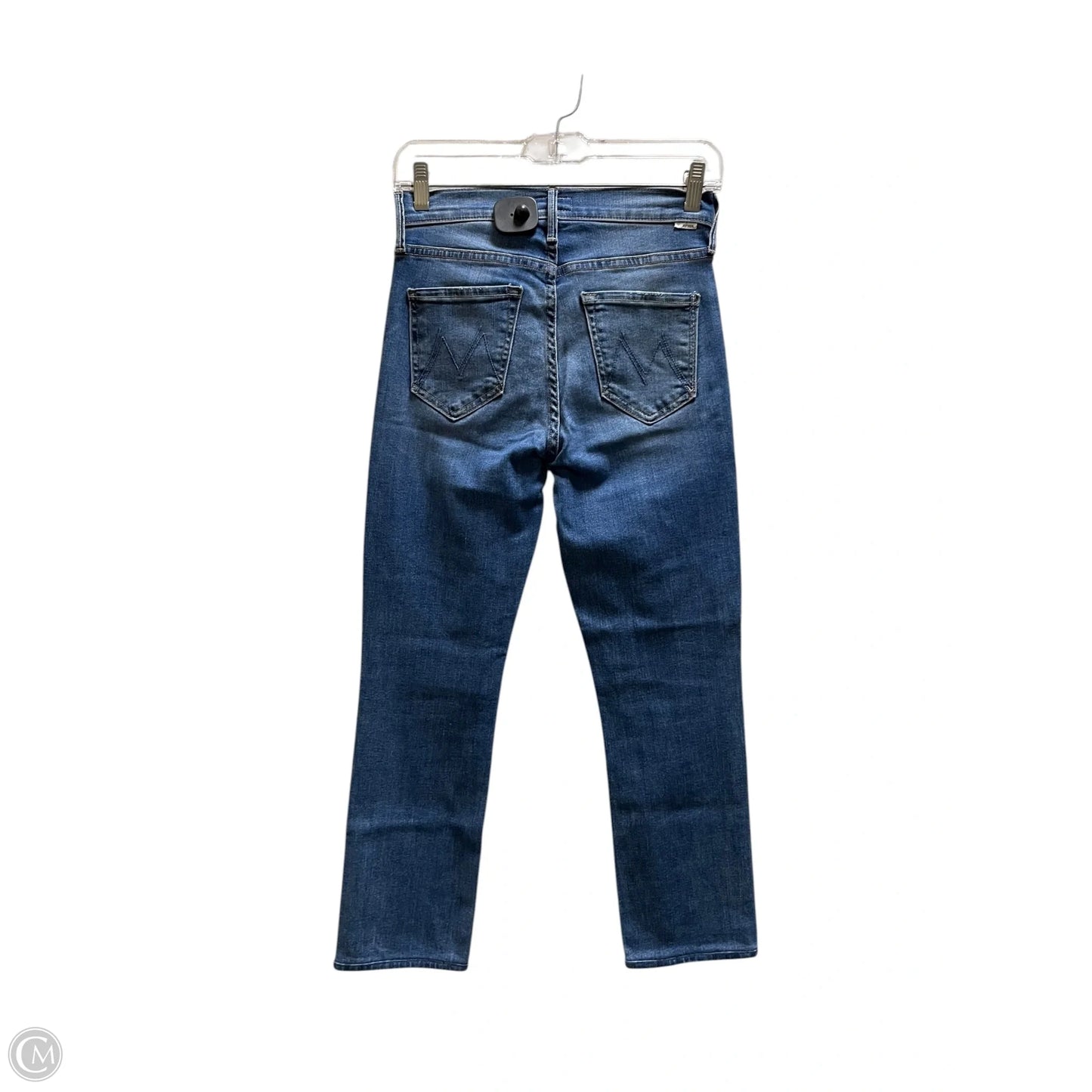 Jeans Cropped By Mother In Blue Denim, Size: 0
