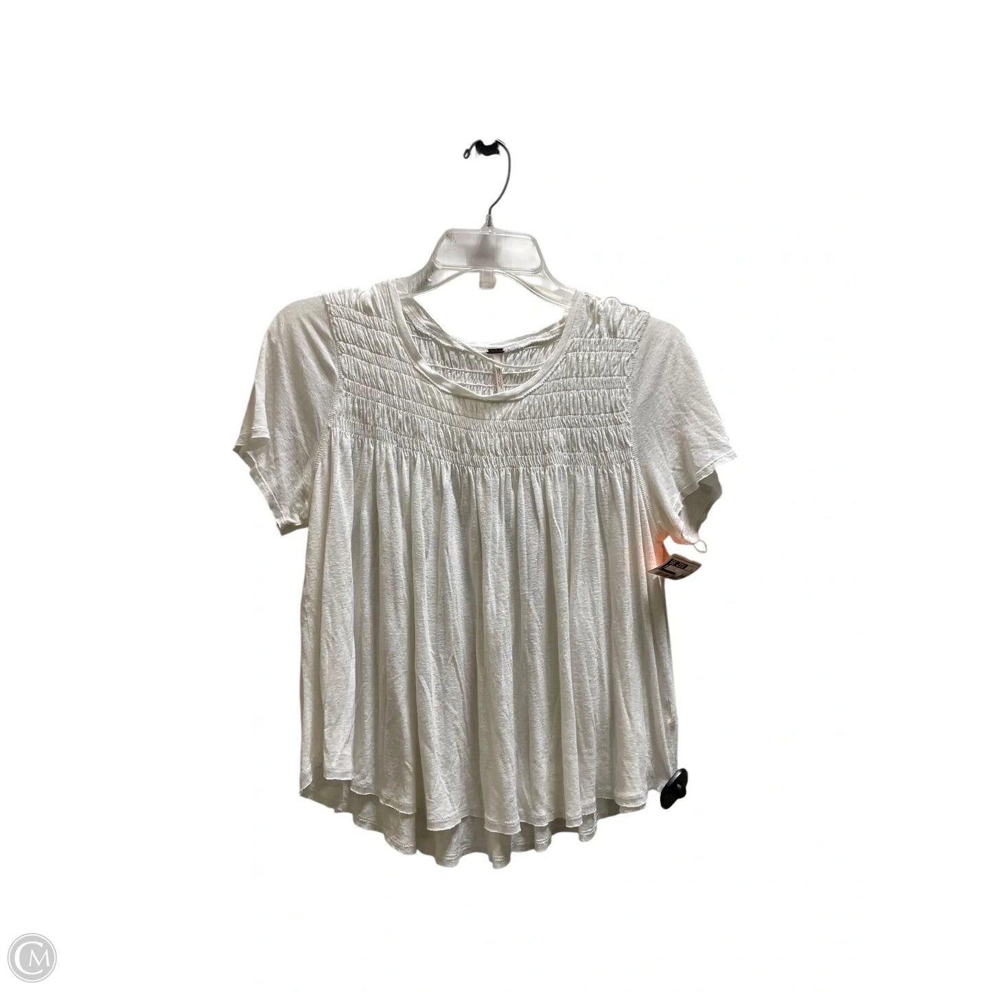 Top Short Sleeve By Free People In White, Size: S