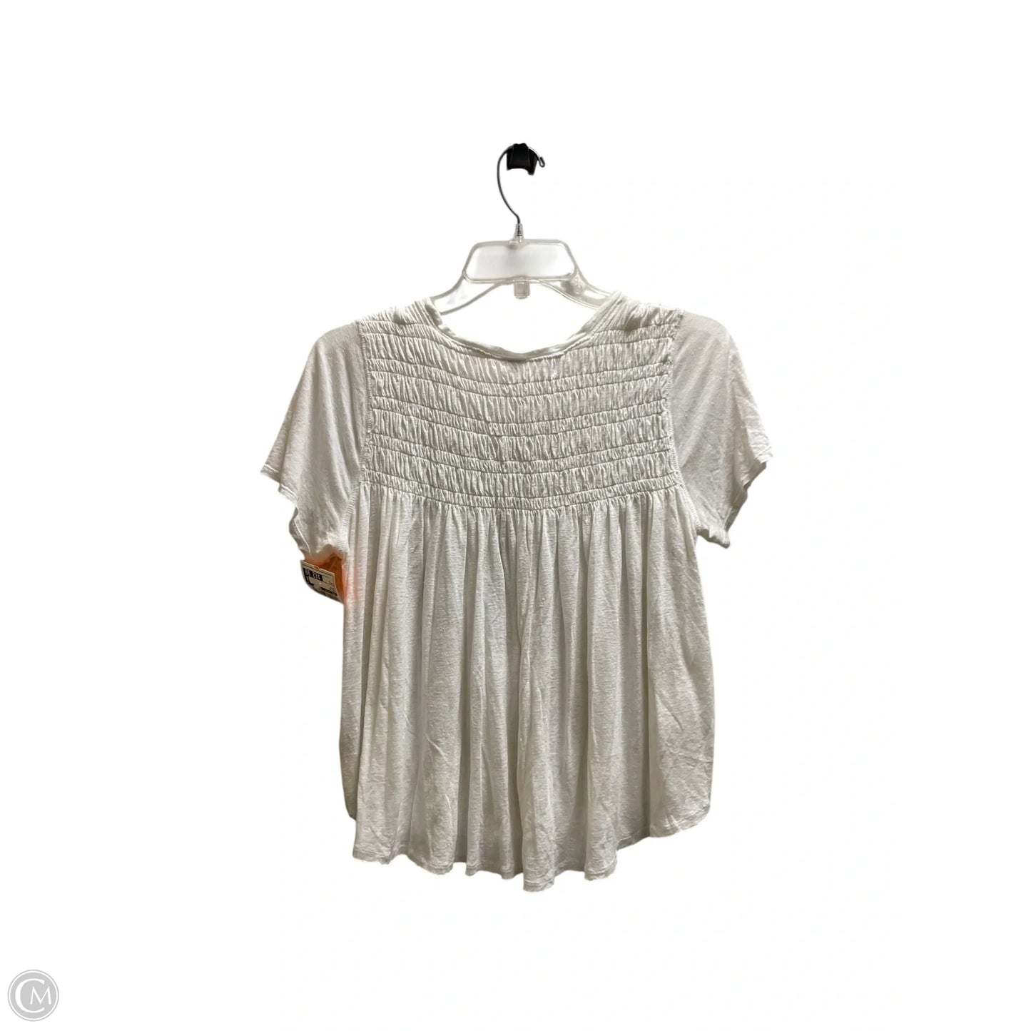 Top Short Sleeve By Free People In White, Size: S