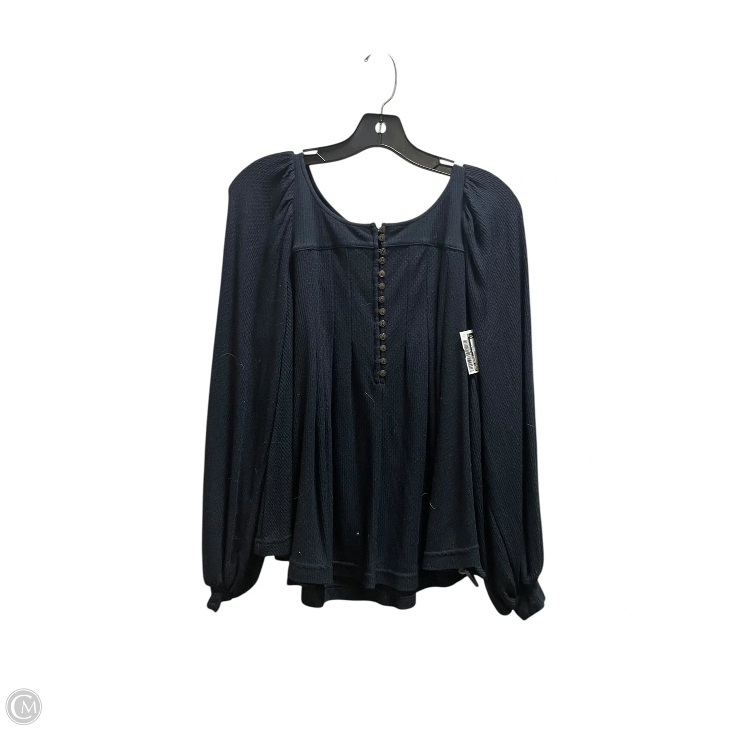 Top Long Sleeve By Free People In Black, Size: Xs