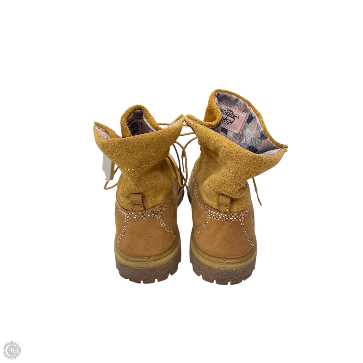 Boots Ankle Flats By Timberland In Tan, Size: 7