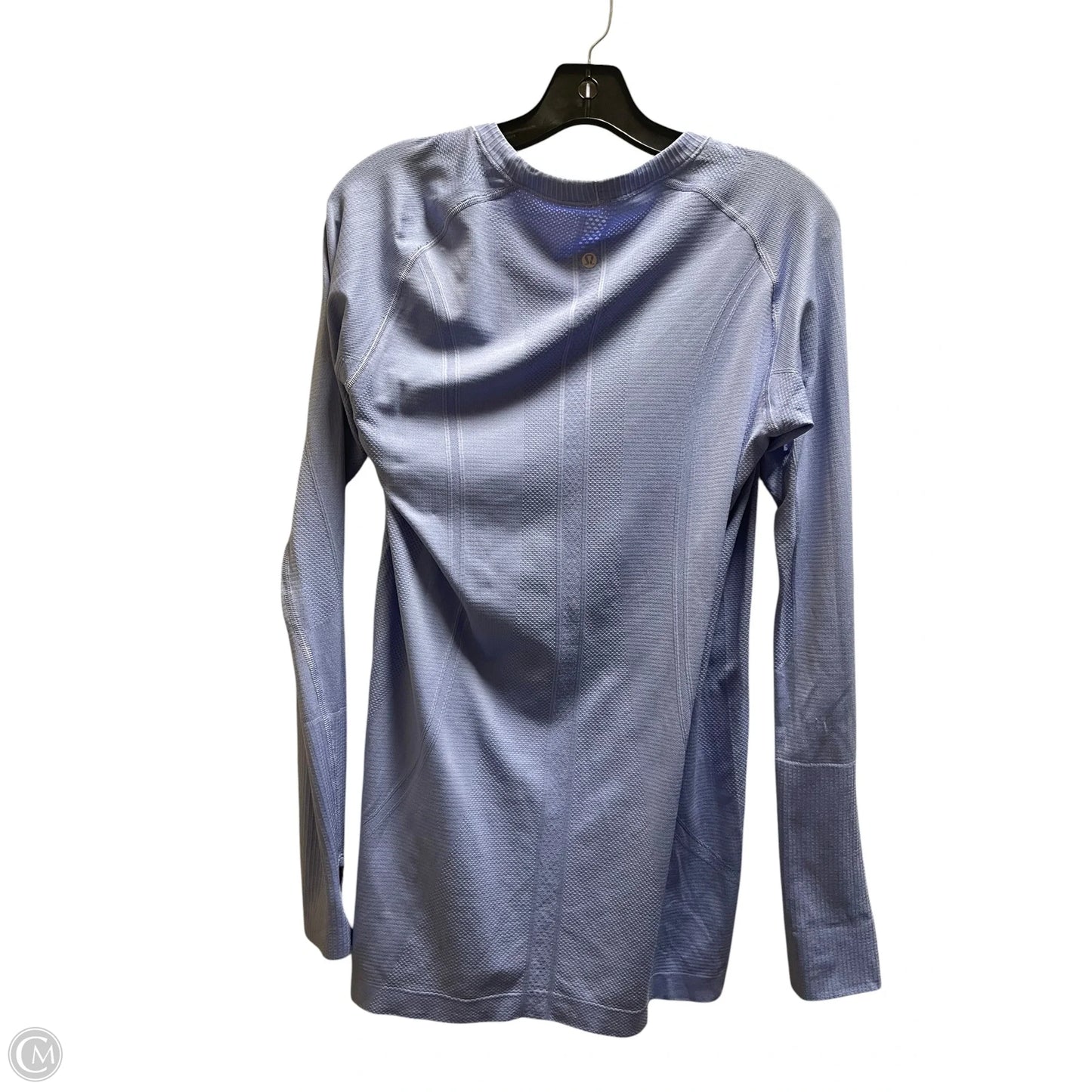 Athletic Top Long Sleeve Collar By Lululemon In Purple, Size: 12