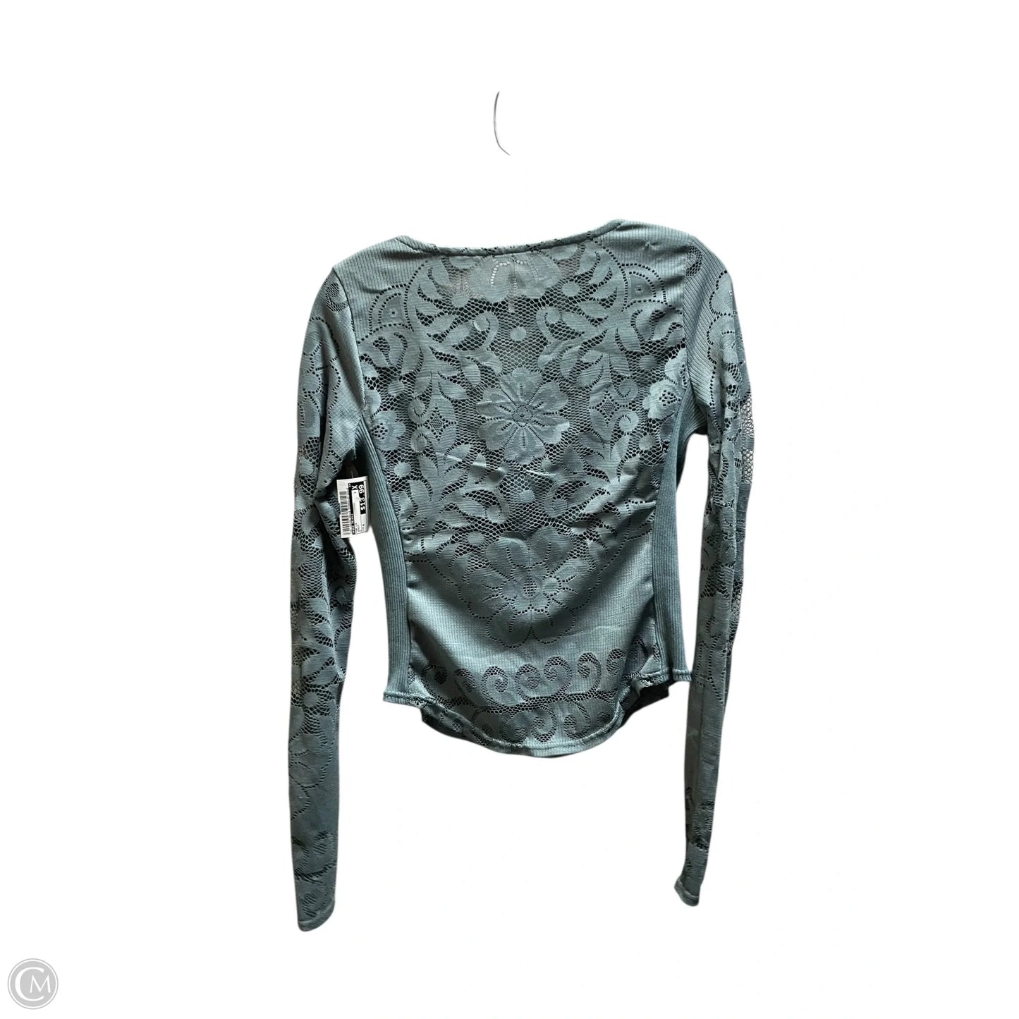 Top Long Sleeve By Free People In Green, Size: S