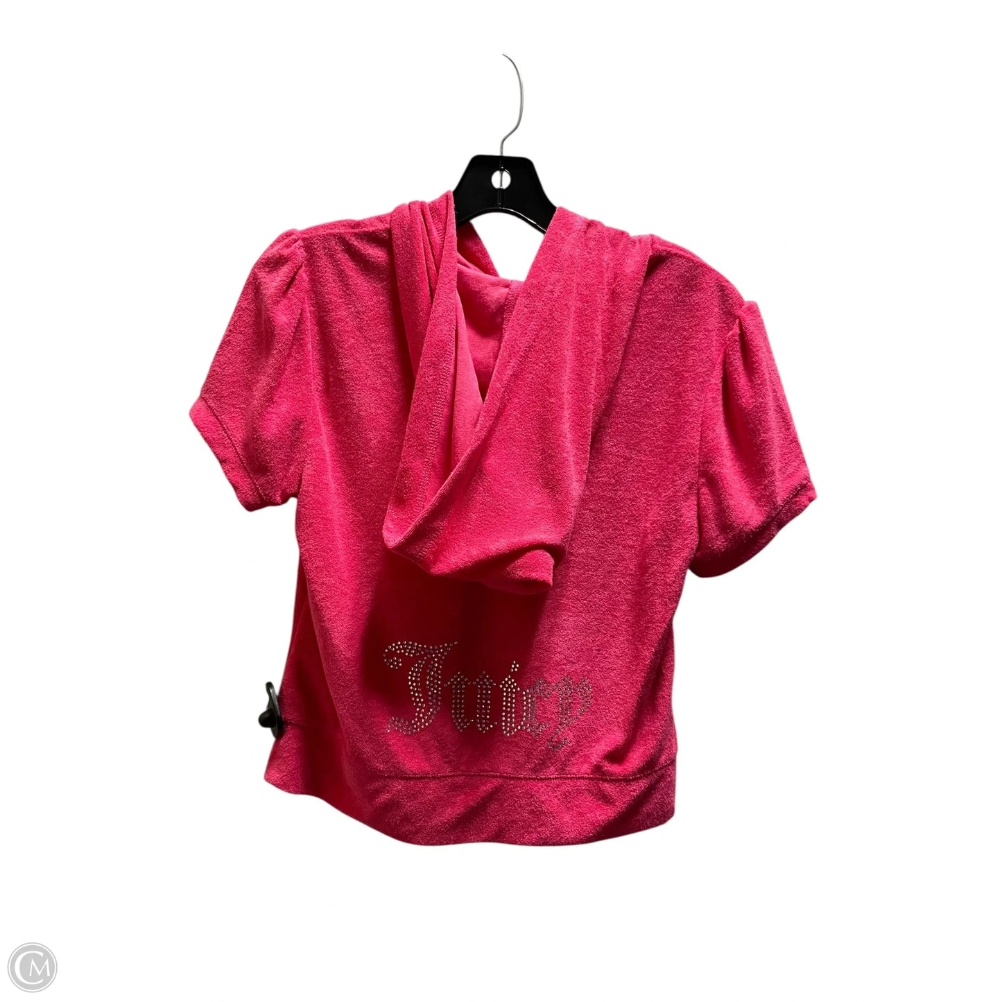 Top Short Sleeve By Juicy Couture In Pink, Size: M