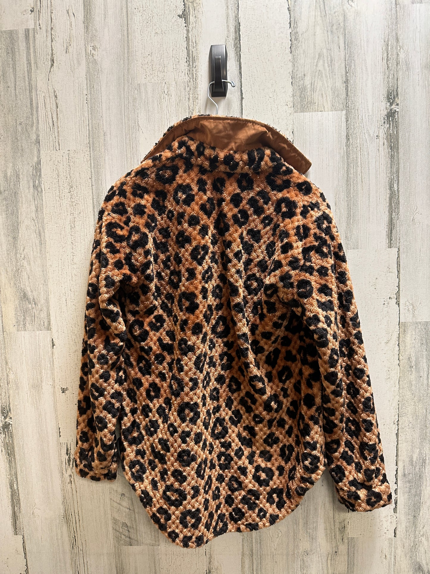 Coat Faux Fur & Sherpa By Simply Southern Size: S