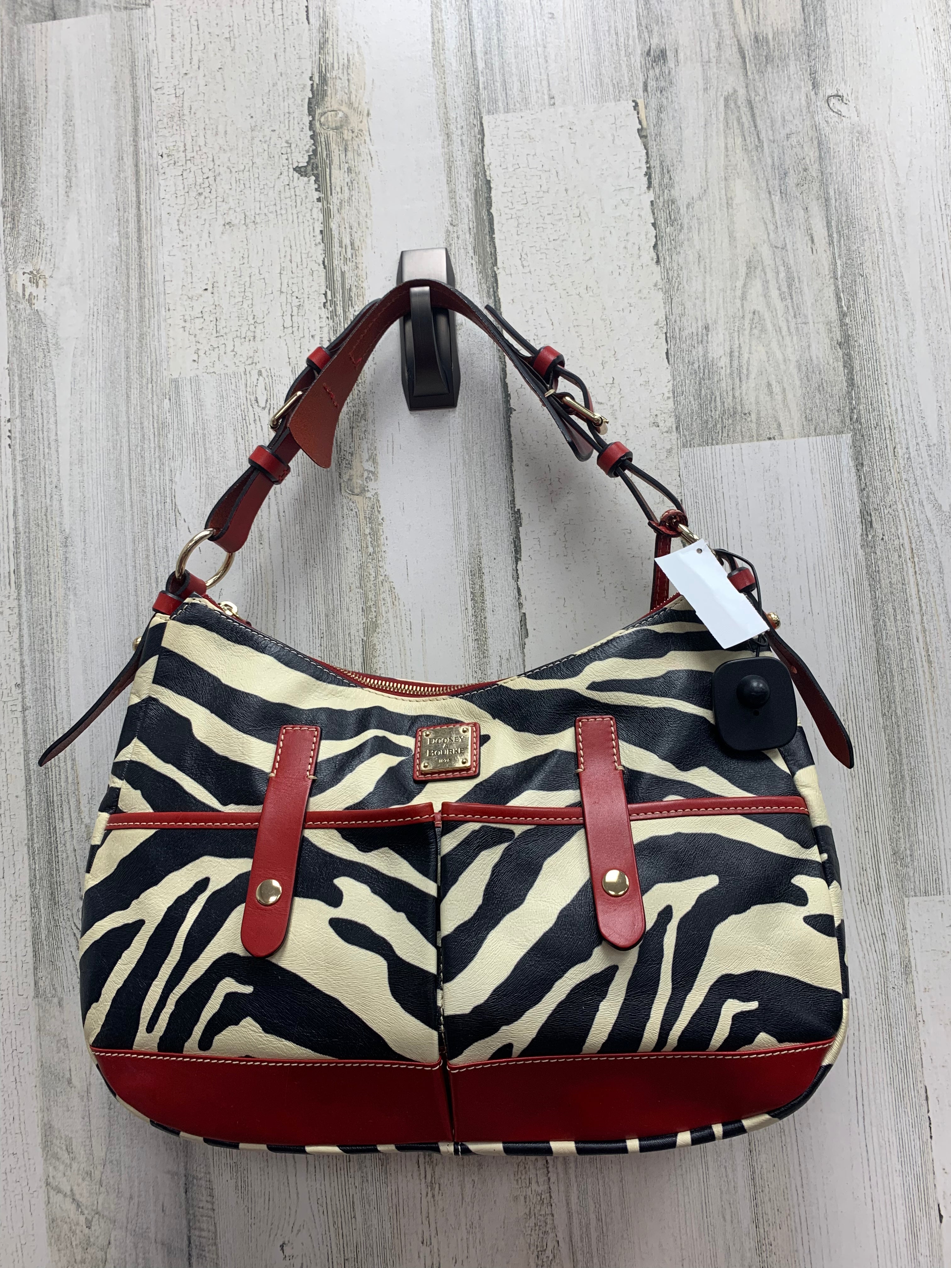 Zebra dooney and online bourke handbags