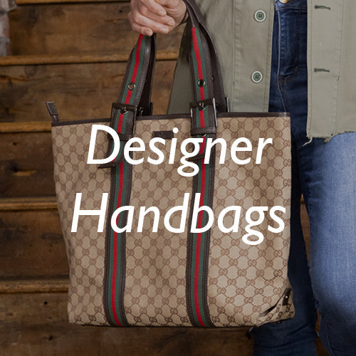 A stylish display of designer handbags in the store.