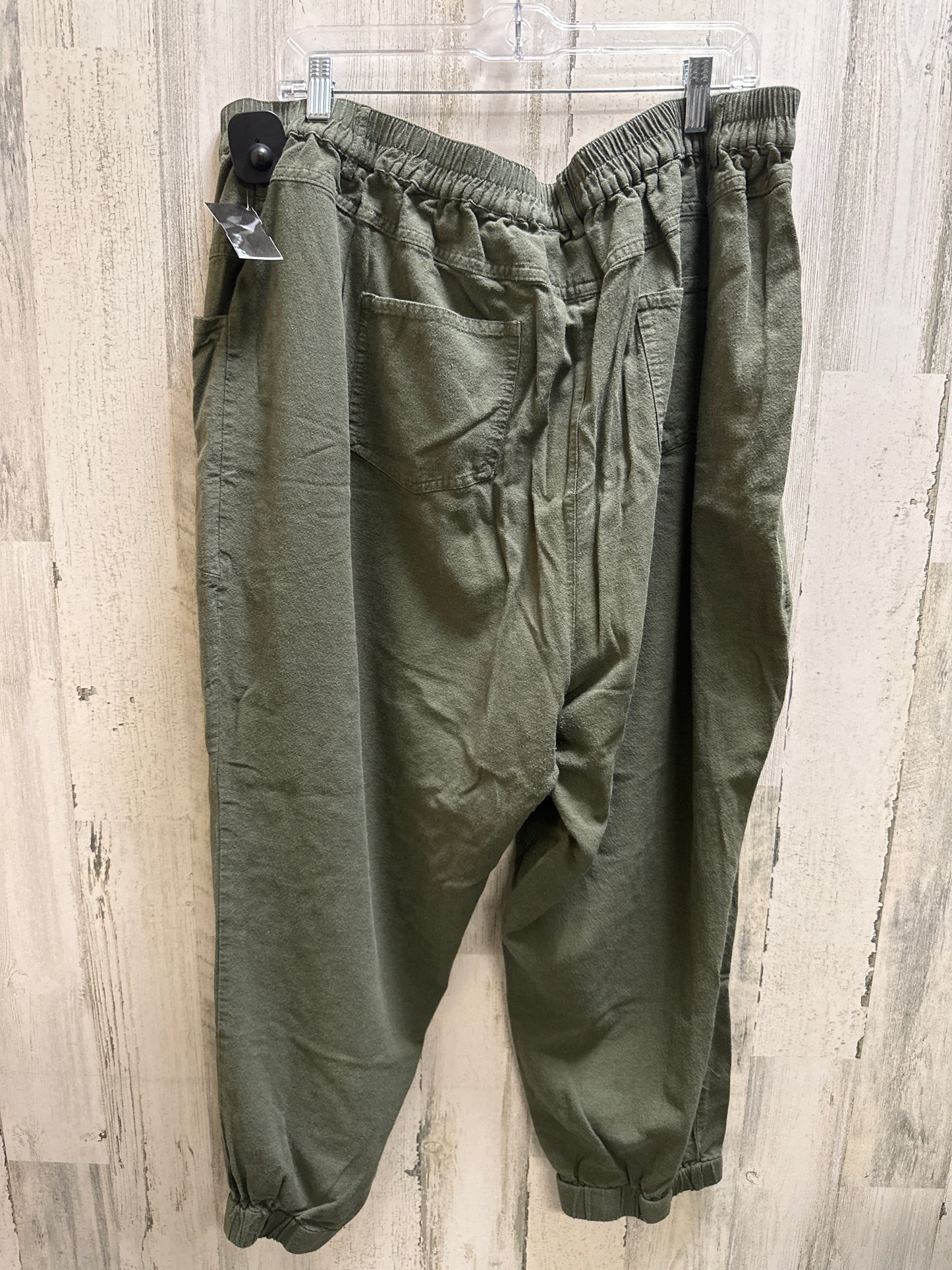 Green Pants Joggers Skies Are Blue, Size 3x