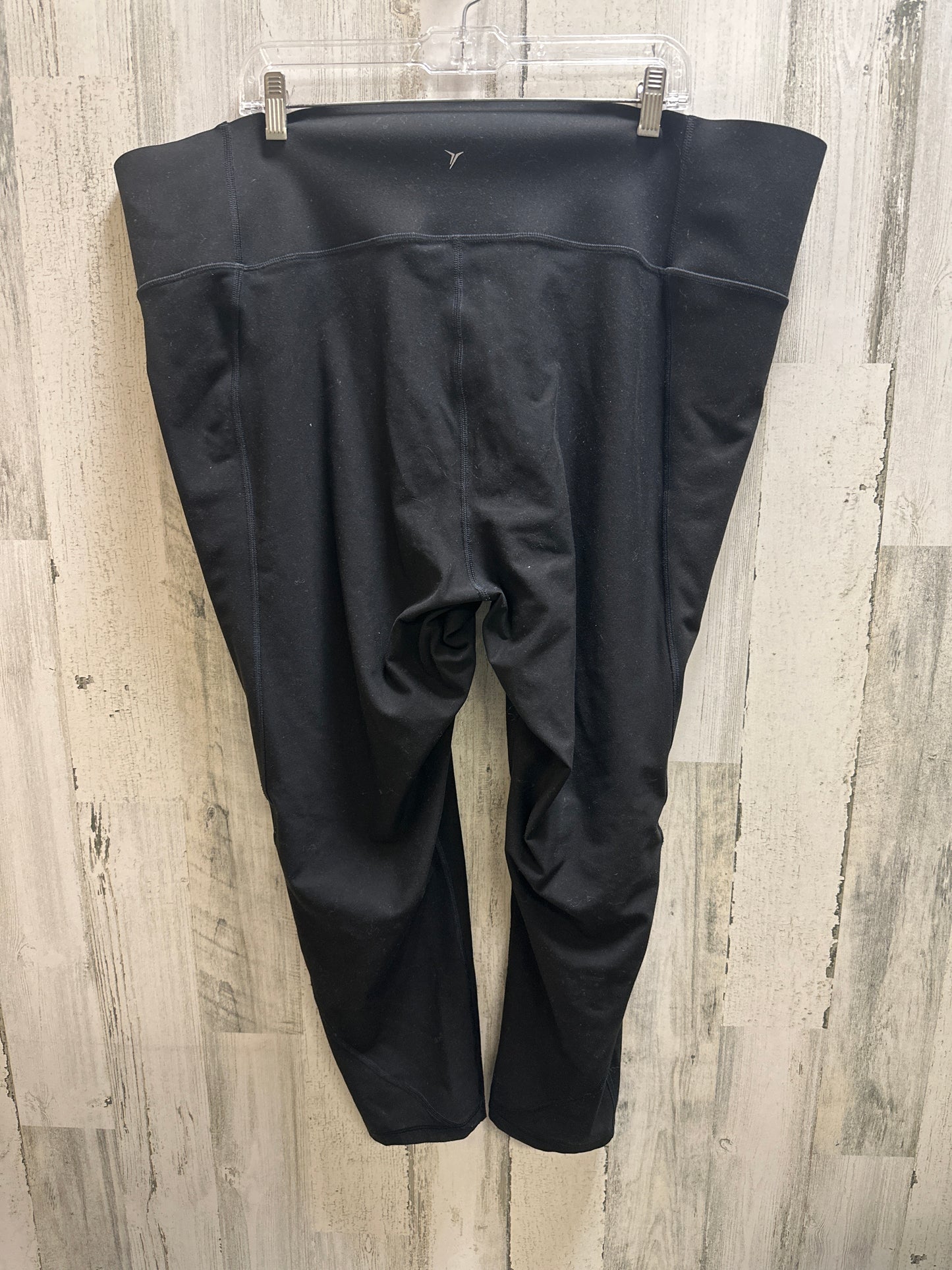 Black Athletic Leggings Old Navy, Size 3x