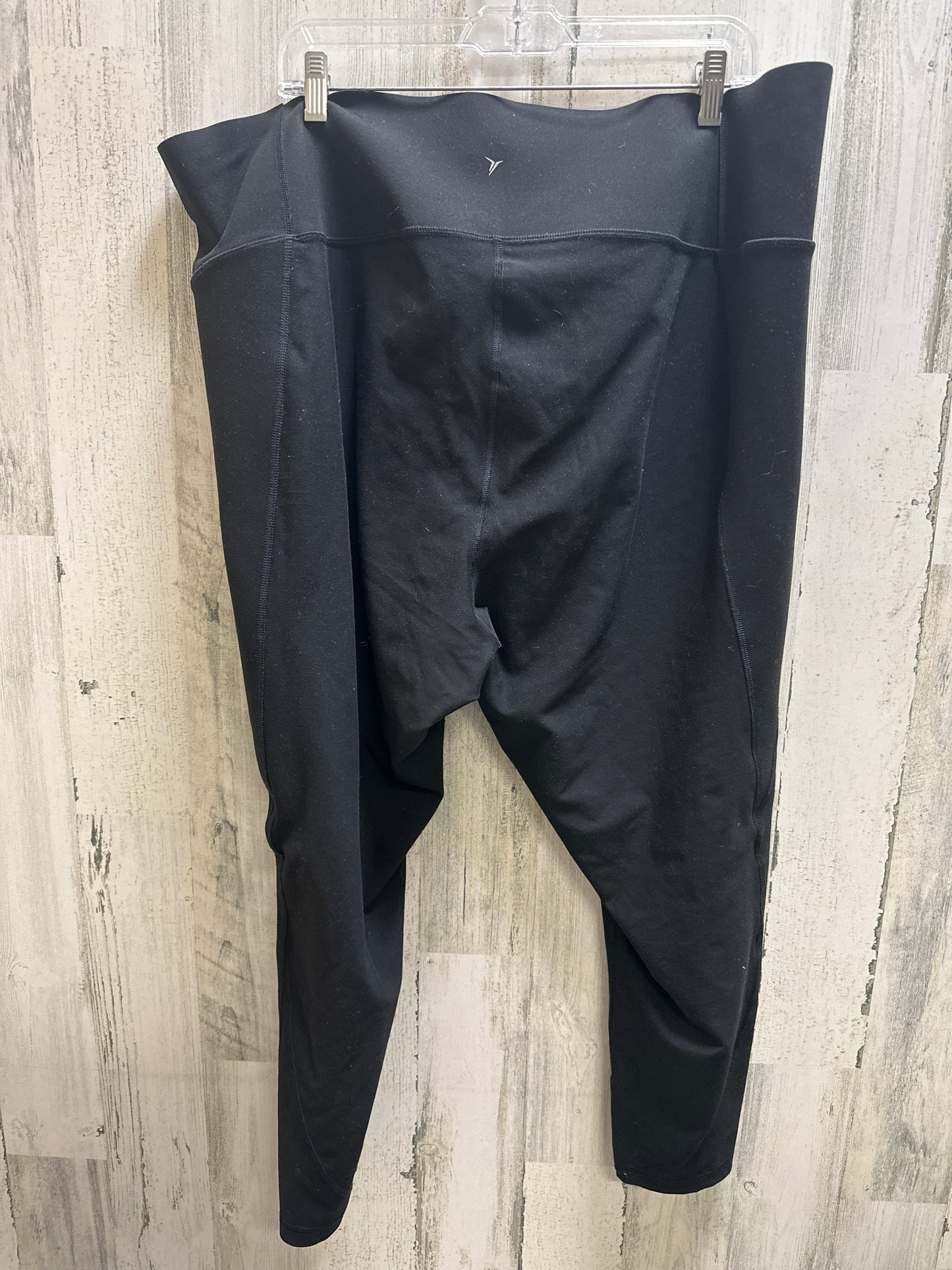 Black Athletic Leggings Old Navy, Size 3x