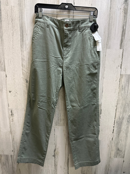 Green Pants Cropped Gap, Size 4