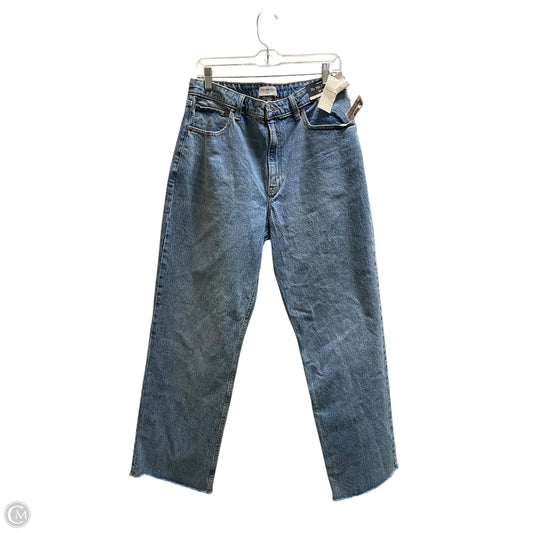 Jeans Wide Leg By Abercrombie And Fitch In Blue Denim, Size: 14