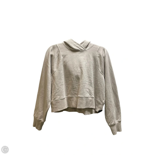 Athletic Jacket By Lululemon In Cream, Size: S