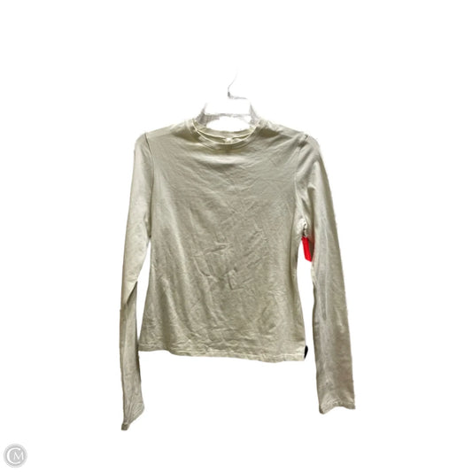 Top Long Sleeve By Skims In Cream, Size: L