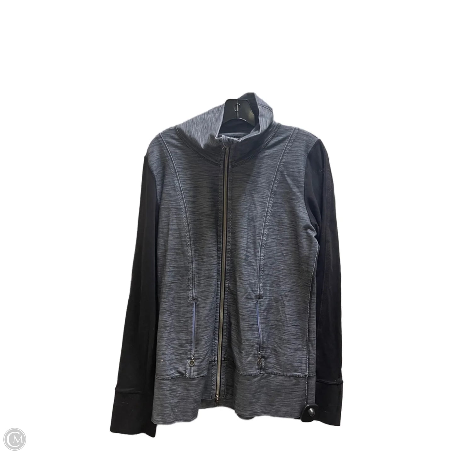 Athletic Jacket By Lululemon In Grey, Size: L