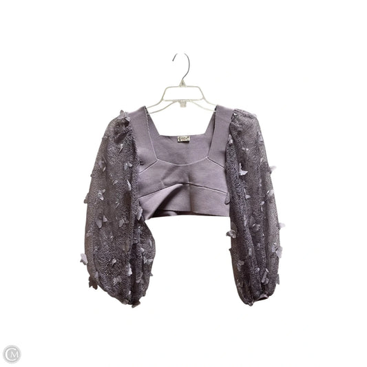 Top Long Sleeve By Free People In Purple, Size: Xs