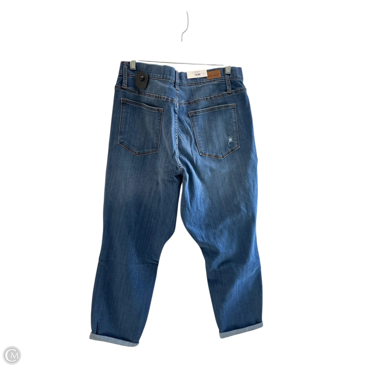 Jeans Skinny By Judy Blue In Blue Denim, Size: 16