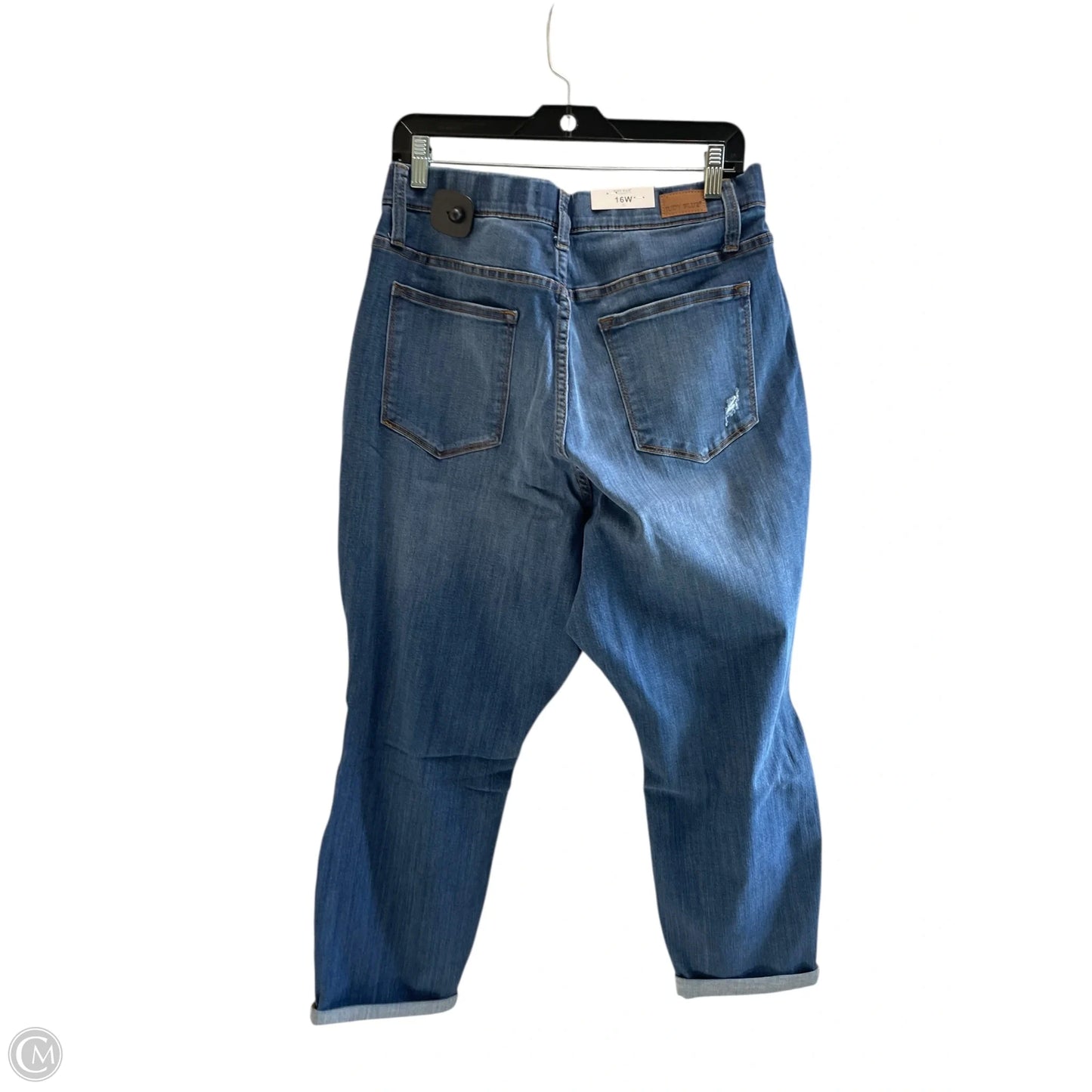 Jeans Skinny By Judy Blue In Blue Denim, Size: 16