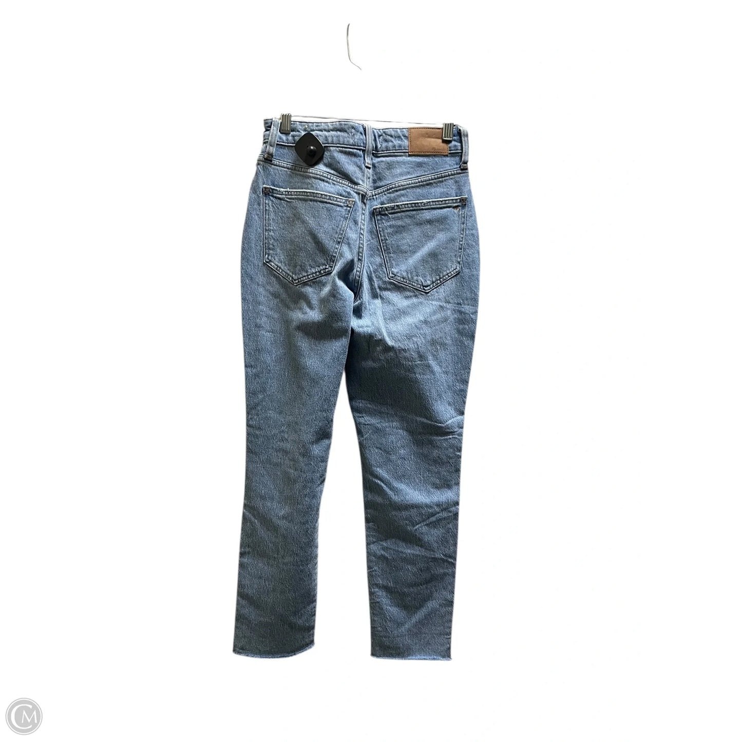 Jeans Straight By Madewell In Blue Denim, Size: 0