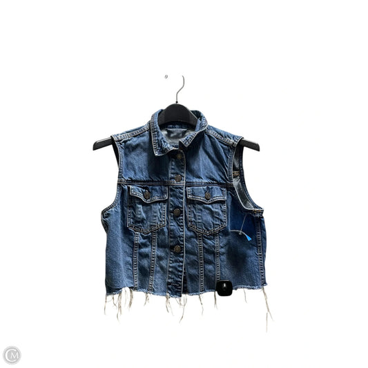 Vest Other By Abercrombie And Fitch In Blue Denim, Size: M