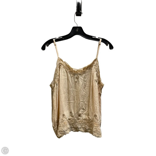 Top Sleeveless By American Eagle In Orange, Size: L