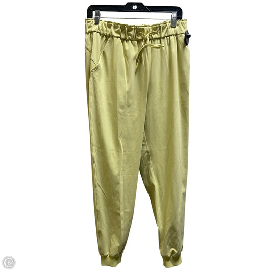 Athletic Pants By Lululemon In Yellow, Size: 10