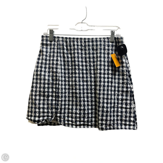 Skirt Mini & Short By American Eagle In Plaid Pattern, Size: M