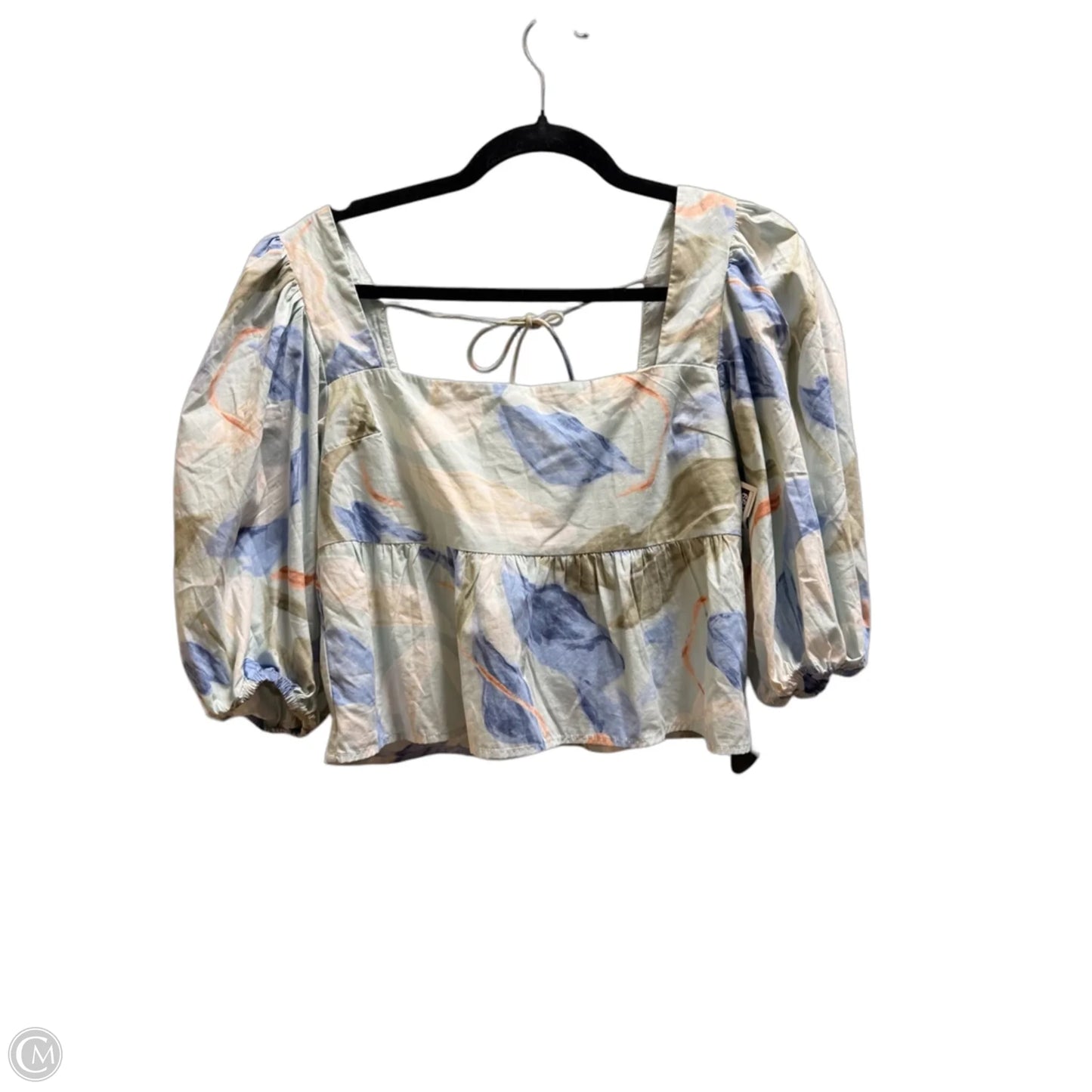Top Short Sleeve By Abercrombie And Fitch In Blue, Size: Xs