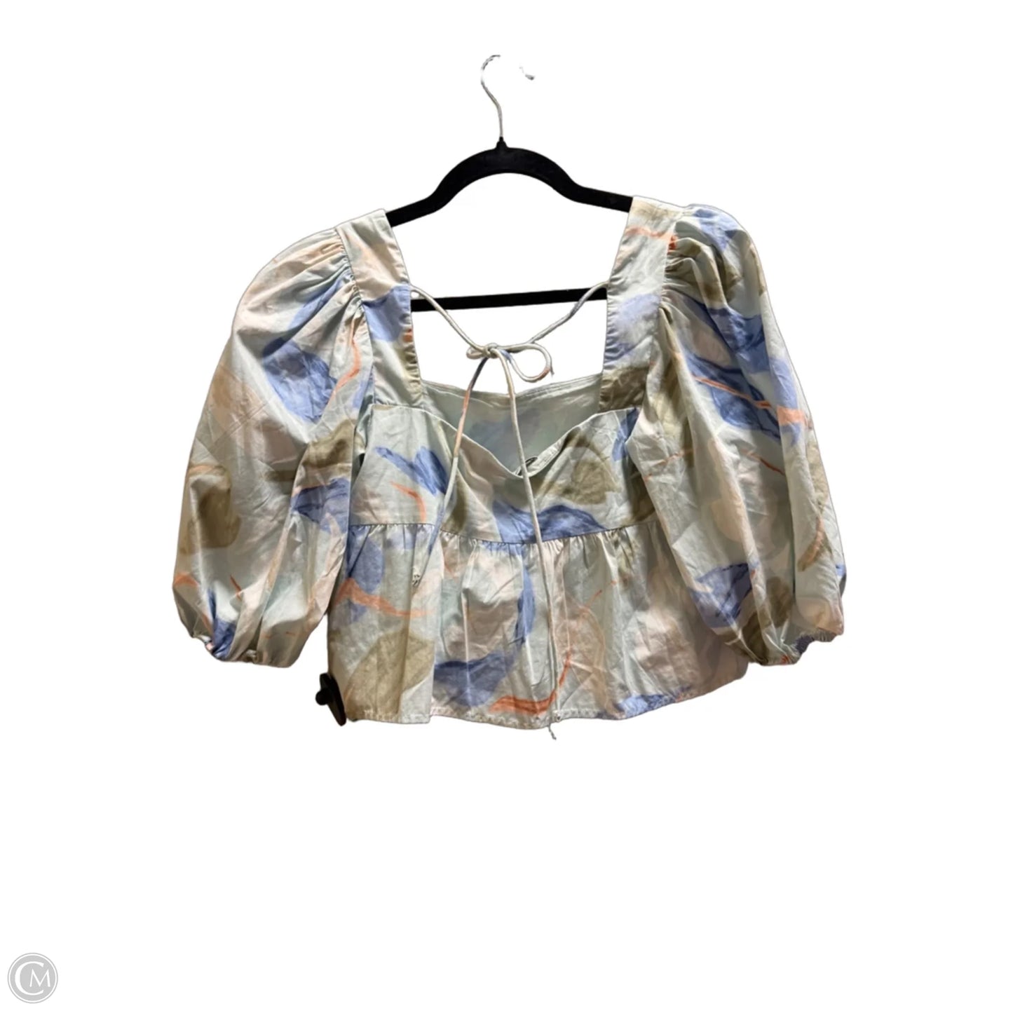 Top Short Sleeve By Abercrombie And Fitch In Blue, Size: Xs