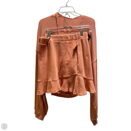 Skirt Set 2pc By Free People In Orange, Size: L