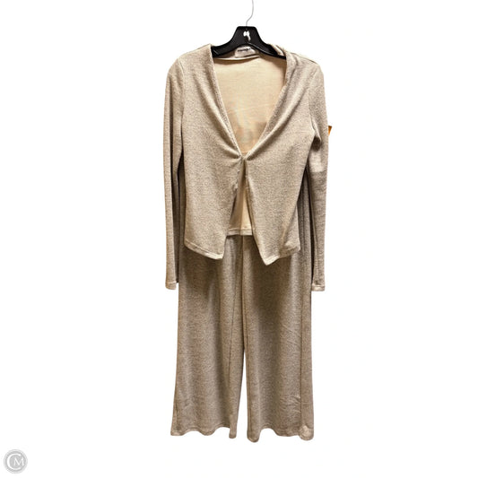 Sweater 2pc By Missguided In Tan, Size: S