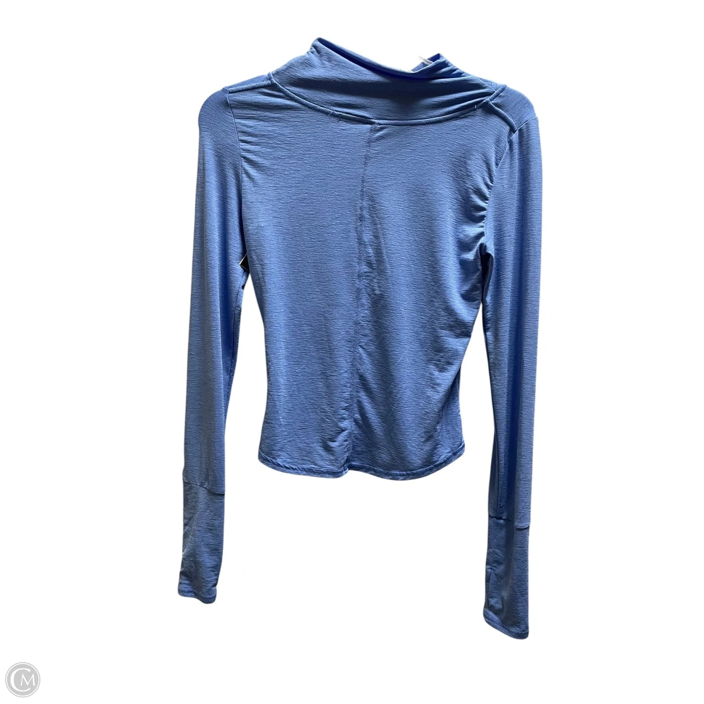 Athletic Top Long Sleeve Crewneck By Free People In Blue, Size: S