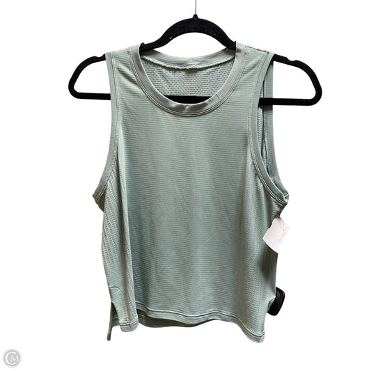 Athletic Tank Top By Lululemon In Green, Size: 6