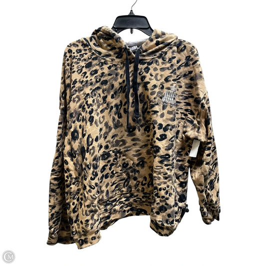 Sweatshirt Hoodie By Juicy Couture In Animal Print, Size: 2x