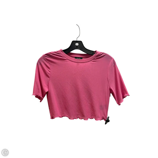 Top Short Sleeve By Clothes Mentor In Pink, Size: S