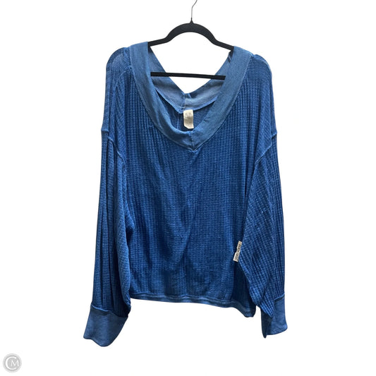 Top Long Sleeve By We The Free In Blue, Size: L