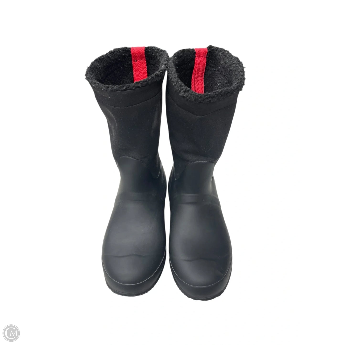Boots Ankle Flats By Hunter In Black, Size: 9