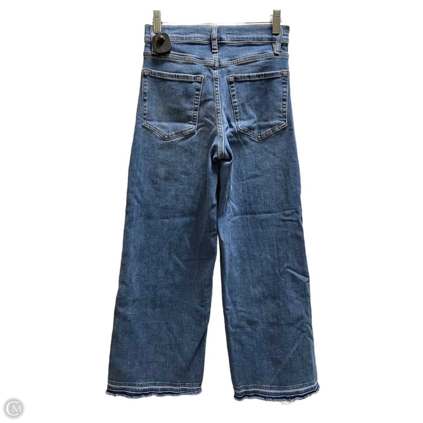 Jeans Wide Leg By Frame In Blue Denim, Size: 2